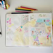 Momentos y situaciones de mi vida.. Un projet de Illustration traditionnelle de Ana Belén Rotili - 10.07.2022