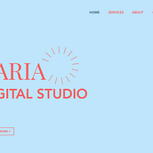Web Design for Varia Digital Studio. Web Design, e Design projeto de Andrea Echevarria - 10.07.2022
