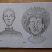 Estudos de Retrato. Un progetto di Illustrazione tradizionale di mairasb97 - 11.07.2022