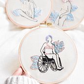 Body positivity bedeutet so viel mehr.. Un projet de Broderie de Theresa Wensing - 11.07.2022