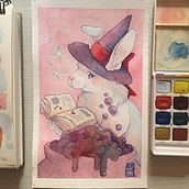 Il mio progetto del corso: Tecniche di illustrazione con acquerello e gouache Ein Projekt aus dem Bereich Traditionelle Illustration, Bildende Künste, Malerei, Aquarellmalerei, Kinderillustration und Gouachemalerei von aarmaglie - 11.07.2022