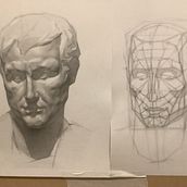 Mi proyecto del curso: Técnicas de dibujo a lápiz para retratos mediante planos. Fine Arts, Sketching, Drawing, Portrait Drawing, Realistic Drawing, and Artistic Drawing project by guillemaznarart - 07.11.2022