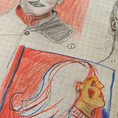 Meu projeto do curso: Caderno de retratos: explore o rosto humano. Sketching, Drawing, Portrait Drawing, Artistic Drawing, and Sketchbook project by Luciana Jorge - 07.07.2022