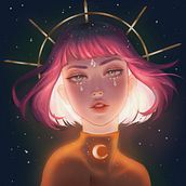 Meu projeto do curso: Iluminação e cor para retratos digitais no Photoshop Ein Projekt aus dem Bereich Traditionelle Illustration, Digitale Illustration und Digitale Malerei von dk . - 10.07.2022