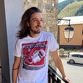 CupMan - T-Shirt. Projekt z dziedziny Design i Grafika wektorowa użytkownika Jaume Porta - 11.07.2022