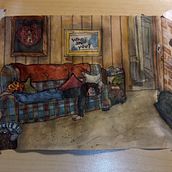 Mi proyecto del curso: El arte del sketching: transforma tus bocetos en arte. Un projet de Illustration traditionnelle, Dessin au cra, on, Dessin , et Carnet de croquis de Ana Camila Loaiza García - 10.07.2022