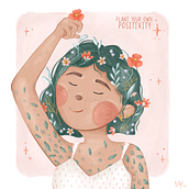Blooming march 2022. Traditional illustration, and Digital Illustration project by Laura Mastenbrook - 07.12.2022
