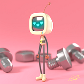 My project for course: Introduction to 3D Design and Modeling with Blender. Un progetto di Motion graphics, Character design, Product design e Modellazione 3D di Gaelle Gaellou - 12.07.2022