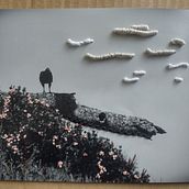 Meu projeto do curso: Introdução ao bordado em fotografias: crie imagens com texturas. Photograph, Paper Craft, Embroider, DIY, and Textile Design project by Nirvi Viveiros - 07.12.2022