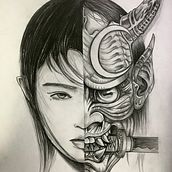 Meu projeto do curso: Tatuagem para principiantes . % leycansblade tarafından hazırlanan Dövme Tasarımı projesi - 07.12.2022