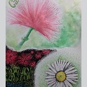 Meus experimentos criativos: um misto das minhas invencionices com técnicas aprendidas no curso. Un progetto di Design, Illustrazione tradizionale, Belle arti, Pittura, Creatività, Sketchbook e Creatività con i bambini di Suenia Felix - 14.06.2022