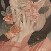 Mi proyecto del curso: Retratos digitales de fantasía con Photoshop. Traditional illustration, Drawing, Digital Illustration, Portrait Drawing, Digital Drawing, and Digital Painting project by Tobias Raven - 07.12.2022