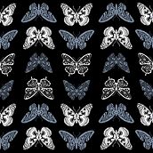 Borboletas Estilizadas. Traditional illustration, Costume Design, Pattern Design, Fashion Design, and Digital Illustration project by Gisele Rio Branco - 07.10.2022