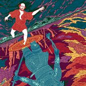 Kagemusha – AMP Silkscreen. Traditional illustration, Film, Video, TV, Film, Poster Design, Digital Illustration, Stor, telling, and Digital Painting project by Yohey Horishita - 07.13.2022