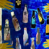 Unidos por una misma pasión - Concurso Jóvenes Talentos Mahou 2021. Un projet de Beaux Arts, Art urbain, Dessin, Créativité, Dessin artistique, Peinture acr , et lique de ITZIAR DÍAZ DE RADA ALVIZ - 18.09.2021