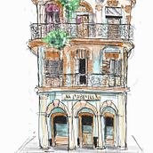 Sketch number 1 - Cuba -La Havane . Un proyecto de Bocetado, Dibujo, Ilustración arquitectónica, Sketchbook e Ilustración con tinta de marienoeldamas - 13.07.2022