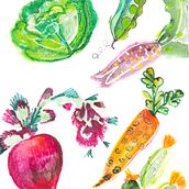 My project for course: Illustration Techniques to Unlock your Creativity. Design, Traditional illustration, Fine Arts, Painting, Creativit, Creating with Kids, and Sketchbook project by Anastasiya Avramchuk - 07.12.2022