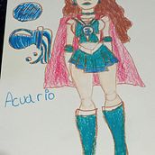 Mi proyecto del curso: Diseño de personajes femeninos para cómics. Character Design, and Drawing project by Alex Valpla - 07.09.2022