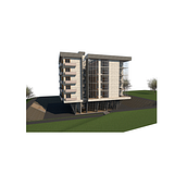 Mi proyecto del curso: Modelado de edificios paramétricos con Revit. 3D, Arquitetura, Arquitetura de interiores, Modelagem 3D, Arquitetura digital, e Visualização arquitetônica projeto de Juan Carlos Murillo Mejia - 12.07.2022