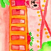 My project for course: Watercolor Illustration with Japanese Influence. Ilustração tradicional, Desenho, e Pintura em aquarela projeto de Amber Myburgh - 14.07.2022
