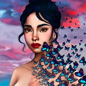 Mi proyecto del curso: Retratos digitales de fantasía con Photoshop. Traditional illustration, Drawing, Digital Illustration, Portrait Drawing, Digital Drawing, and Digital Painting project by Karen Vázquez - 07.14.2022