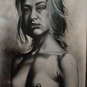 Il mio progetto del corso: Introduzione al ritratto realistico a olio. Un proyecto de Bellas Artes, Pintura y Pintura al óleo de Antonella - 14.07.2022