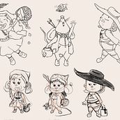 Mein Kursprojekt: Character Design für Kindermedien: Techniken und Stile . % alinasf tarafından hazırlanan Karakter Tasarımı, Çizim, Dijital İllüstras, on, Çocuk İllüstras, onu, Dijital Çizim, Dijital Bo, Ve ama projesi - 07.14.2022