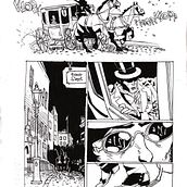 Mi proyecto del curso: Técnicas de entintado para cómic e ilustración. Een project van Traditionele illustratie,  Beeldende kunst, Schilderij, Stripboek y  Illustratie met inkt van camposleonardo307 - 07.07.2022