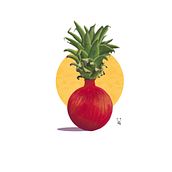 Fusión tropical. Traditional illustration, and Photograph project by Anna May - 06.09.2022