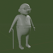 Short Film Project- "Back in My Day". 3D Animation, 3D Modeling, 3D Character Design, 3D Design, and Character Animation project by joebarajas82 - 07.15.2022