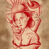 Mi proyecto del curso: Diseño de tatuaje de autor con Procreate. Un proyecto de Ilustración tradicional, Diseño gráfico, Dibujo, Ilustración digital, Diseño de tatuajes y Dibujo digital de Diego Alejandro López Pacheco - 14.07.2022