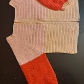 Mi proyecto del curso:  Top-down: prendas a crochet de una sola pieza (chaleco para mi hija) . % Anais Constanza Langenegger Saballa tarafından hazırlanan Moda Tasarımı, El, af Sanatları, Kendin Yap, Tığ işi, Ve Tekstil Tasarımı projesi - 07.15.2022