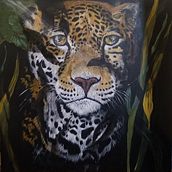 Jaguar acrylics . Painting project by Caroline Von Broembsen - 07.15.2022