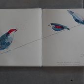 Mon projet du cours : Croquis créatifs à l'aquarelle pour débutants. Ilustração tradicional, Esboçado, Criatividade, Desenho, Pintura em aquarela, e Sketchbook projeto de Patricia PICCO - 15.07.2022