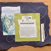 My project for course: Experimental Embroidery Techniques on Paper. Fine Arts, Collage, Embroider, and Textile Design project by ecrampe - 07.14.2022