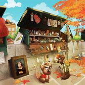Meu projeto do curso: Criação de cenário ilustrado com Photoshop. Design, Traditional illustration, Digital Illustration, Concept Art, Children's Illustration, and Narrative project by Patrícia Narciso - 07.15.2022