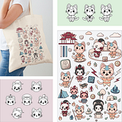 Mi proyecto del curso: Ilustración de una historia con estilo kawaii. Traditional illustration, Character Design, Digital Illustration, and Manga project by Steffany Barreto - 07.15.2022