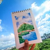 Mi proyecto del curso: Cuaderno botánico en acuarela. Traditional illustration, Watercolor Painting, Botanical Illustration, and Sketchbook project by Lemar Herrera - 07.15.2022