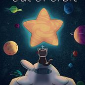 Portada del cuento "fuera de orbita" (Proyecto escolar). Projekt z dziedziny Ilustracja c i frowa użytkownika Keren López García - 08.11.2021