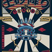 Mi proyecto del curso: Ilustración digital japonesa estilo vintage. Un progetto di Illustrazione tradizionale, Design di poster , Illustrazione digitale e Manga di Jorge Ramsés Curiel Garza - 17.07.2022