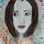 Mój projekt z kursu: Ekspresyjne portrety akwarelą. Traditional illustration, Fine Arts, Painting, Watercolor Painting, and Portrait Drawing project by kropaulina6 - 07.17.2022