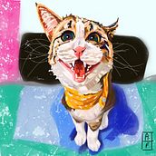 My project for course: Caricature Drawing with Infinite Painter. Traditional illustration, and Digital Illustration project by finighanally - 07.17.2022