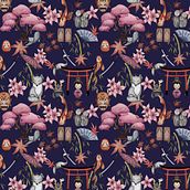 Mi proyecto del curso: Diseño de patrones ilustrados. Un proyecto de Diseño, Ilustración tradicional, Pattern Design y Estampación de Cris Romero - 18.07.2022