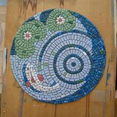 My project for course: Introduction to Mosaic Artwork. Artesanato, Design e fabricação de móveis, Decoração de interiores, Cerâmica, e DIY projeto de barbora_kotryova - 17.07.2022