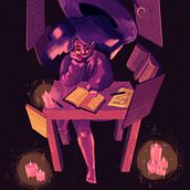 Meu projeto do curso: Ilustrações fantásticas com Procreate. Un progetto di Illustrazione tradizionale, Illustrazione digitale e Disegno digitale di Yasmin Bitencourt - 17.07.2022