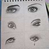 Mein Kursprojekt: Skizzenbuch für Porträts: Erkunde das menschliche Gesicht. Sketching, Drawing, Portrait Drawing, Artistic Drawing, and Sketchbook project by briagnello - 07.20.2022