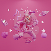 My project for course: 3D Character Creation in Blender. 3D, Character Design, 3D Modeling, 3D Character Design, and 3D Design project by nikkidesaintpaul - 07.17.2022