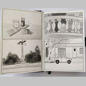Mi proyecto del curso: Sketchbook para principiantes: aprende a dibujar tu entorno . Traditional illustration, Sketching, Creativit, Drawing, and Sketchbook project by Nacho Murugarren - 07.15.2022