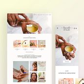 E-commerce Website · Natural cosmetics. Een project van Webdesign, e-commerce y UX / UI van Maria Pia Premoli - 18.07.2022