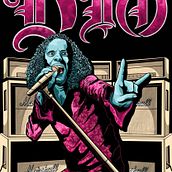 Homenaje a Ronnie James Dio. Traditional illustration, Digital Illustration, and Digital Drawing project by Marco Vásquez - 07.13.2022